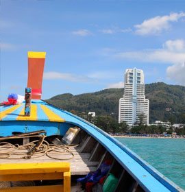 Les bateaux long tails à Phuket